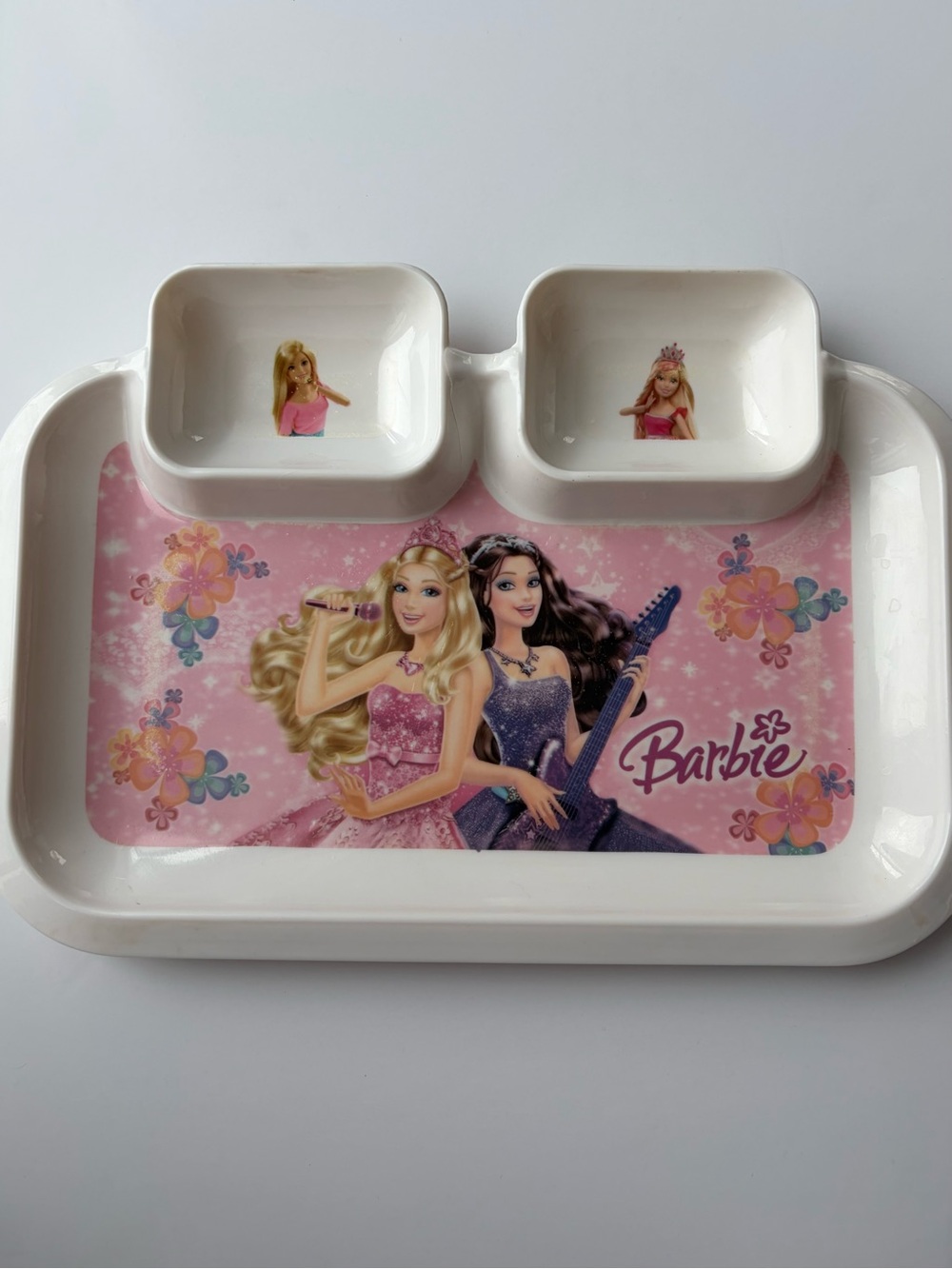 Barbie Popstar vintage plastic dinner plate